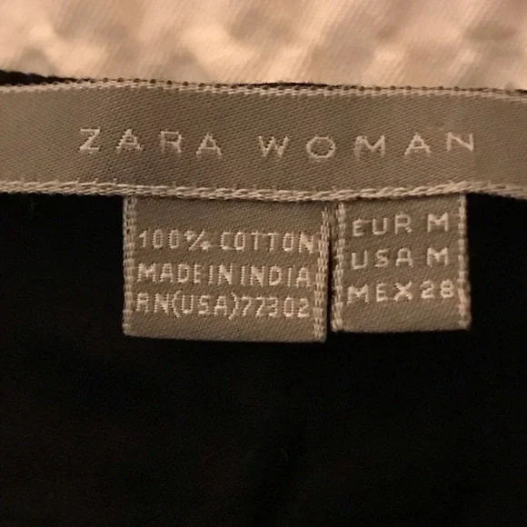 Zara Woman Boho Striped A-Line Skirt High Waist Button Front Earth Tone Flowy - Picture 7 of 7